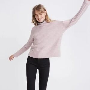 NWT Madewell Belmont Mockneck Sweater in Wisteria Dove